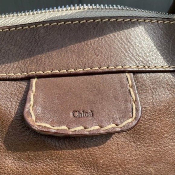 Chloe VINTAGE Edith Medium Leather Tote - Picture 6 of 6